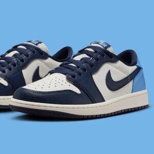 Nike Air Jordan 1 Retro Low OG UNC Obsidian University Blue Men's